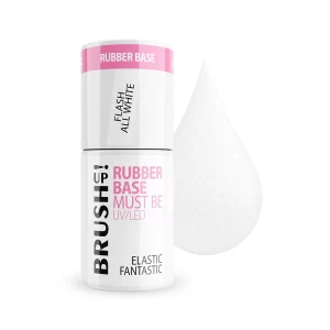 BRUSH UP RUBBER BASE FLASH ALL WHITE 5g