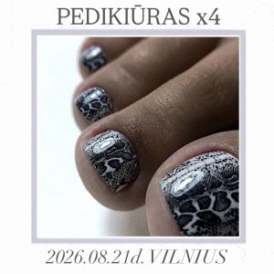 REGISTRACIJA Į GYVUS “PEDIKIŪRAS x4” MOKYMUS 08.21d. VILNIUS