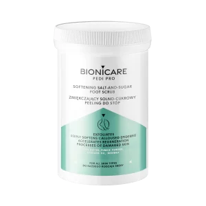 BIONICARE PEDI PRO minkštinamasis druskos ir cukraus pėdų šveitiklis 500gr