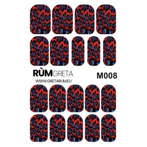 NAGŲ PLĖVELĖS NAIL WRAP M008