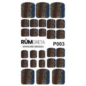 NAGŲ PLĖVELĖS NAIL WRAP P003