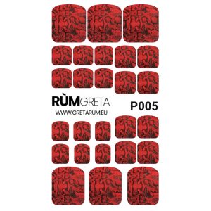 NAGŲ PLĖVELĖS NAIL WRAP P005