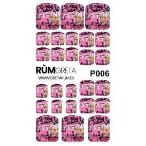 NAGŲ PLĖVELĖS NAIL WRAP P006