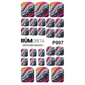 NAGŲ PLĖVELĖS NAIL WRAP P007