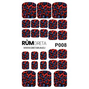 NAGŲ PLĖVELĖS NAIL WRAP P008