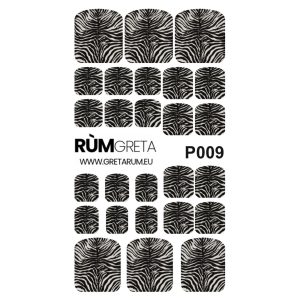 NAGŲ PLĖVELĖS NAIL WRAP P009